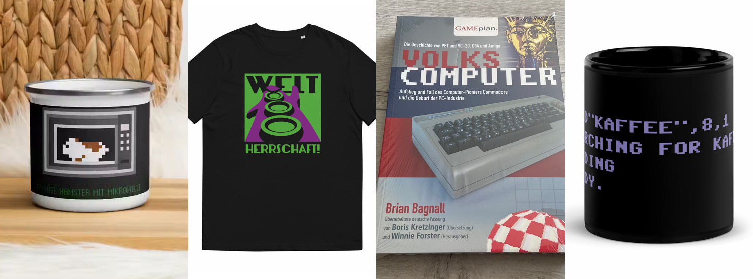 Die Kult-Konsole lebt weiter: Entdecke unsere C64-Produkte für Nostalgie-Liebhaber