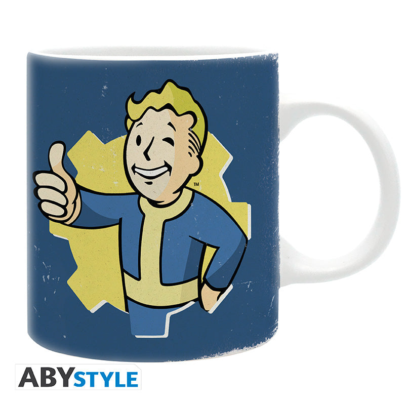Offizielle Fallout Tasse Vault Boy blau Keramik 320 ml