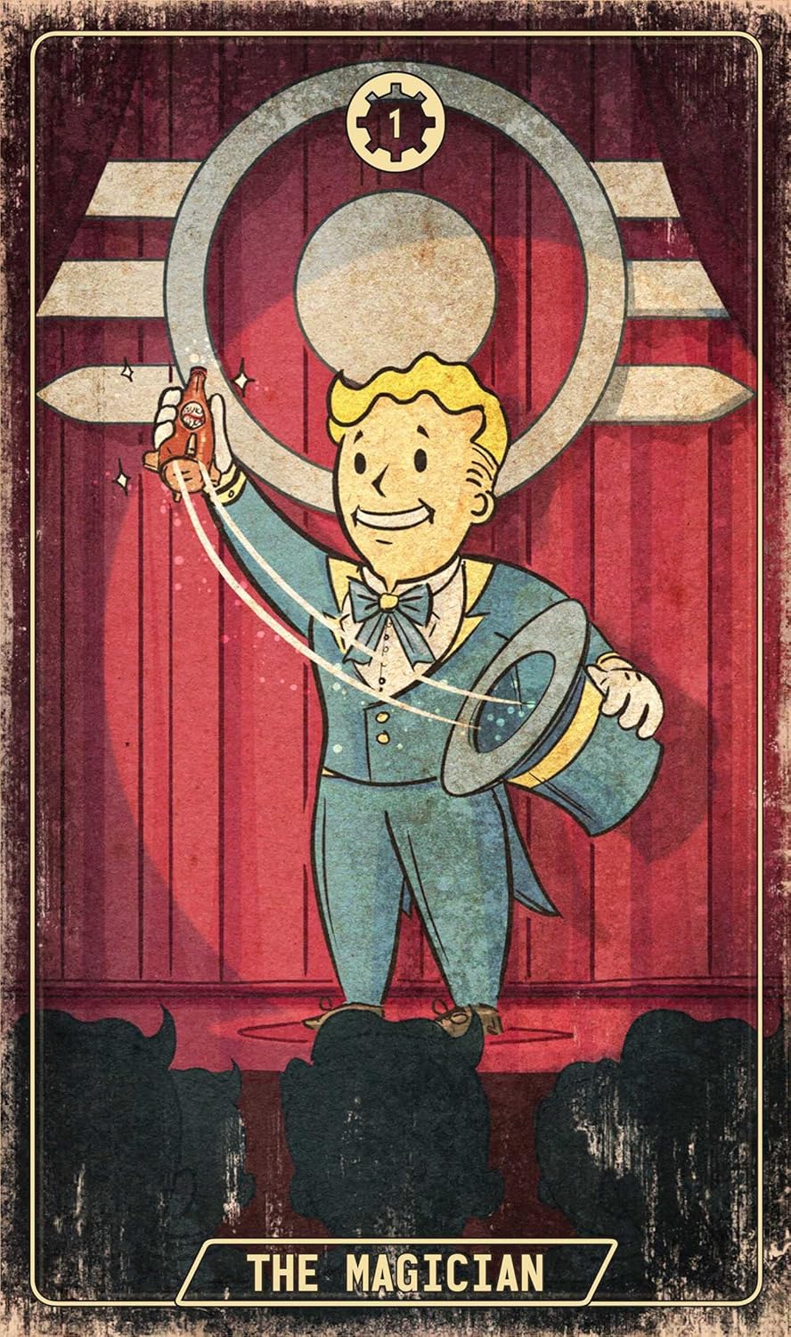 Fallout Tarot Deck lizensiert 78 Karten Sammlerstück