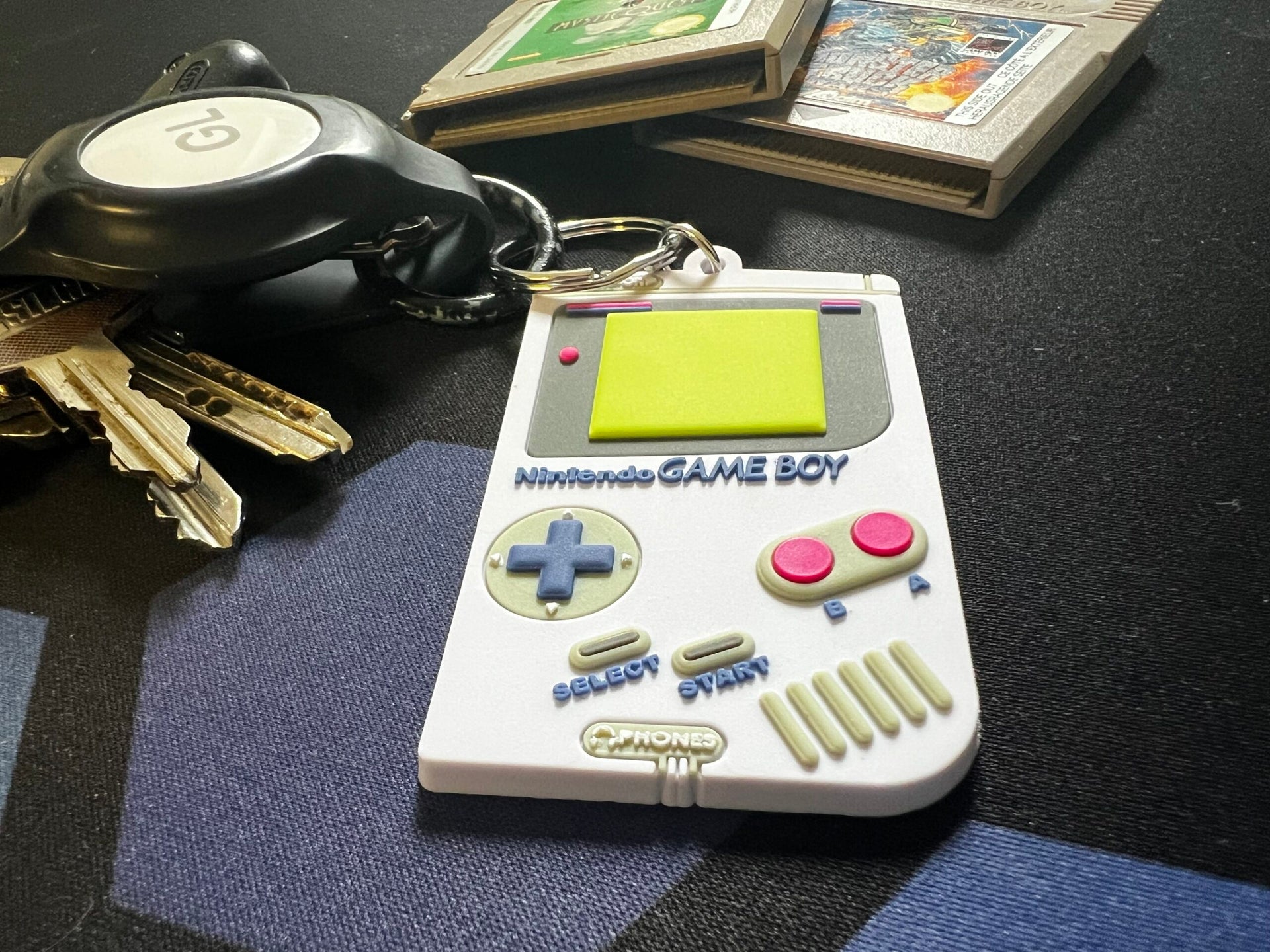 GAME BOY – Schlüsselanhänger (Gummi)