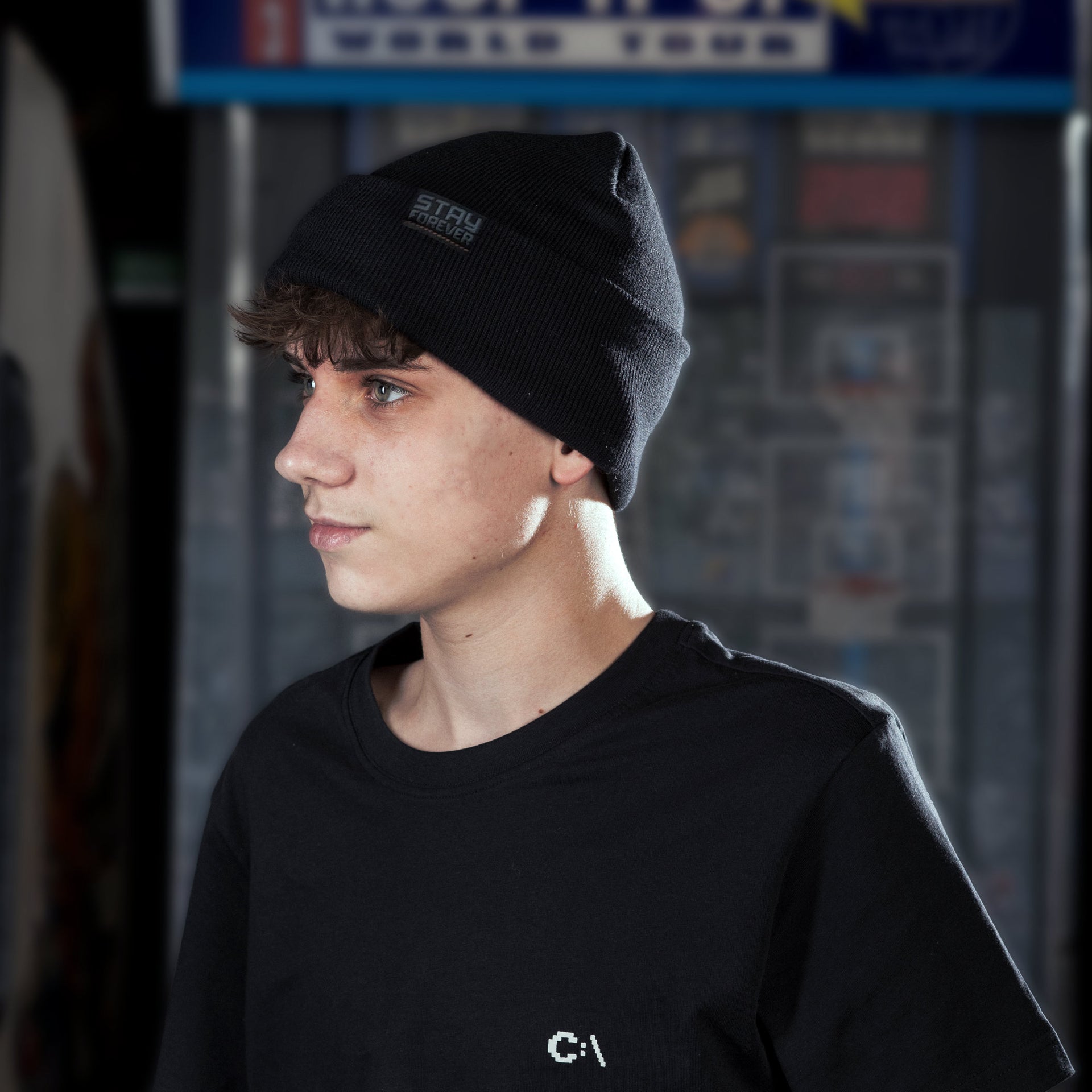 STAY FOREVER – Beanie aus Bio-Baumwolle