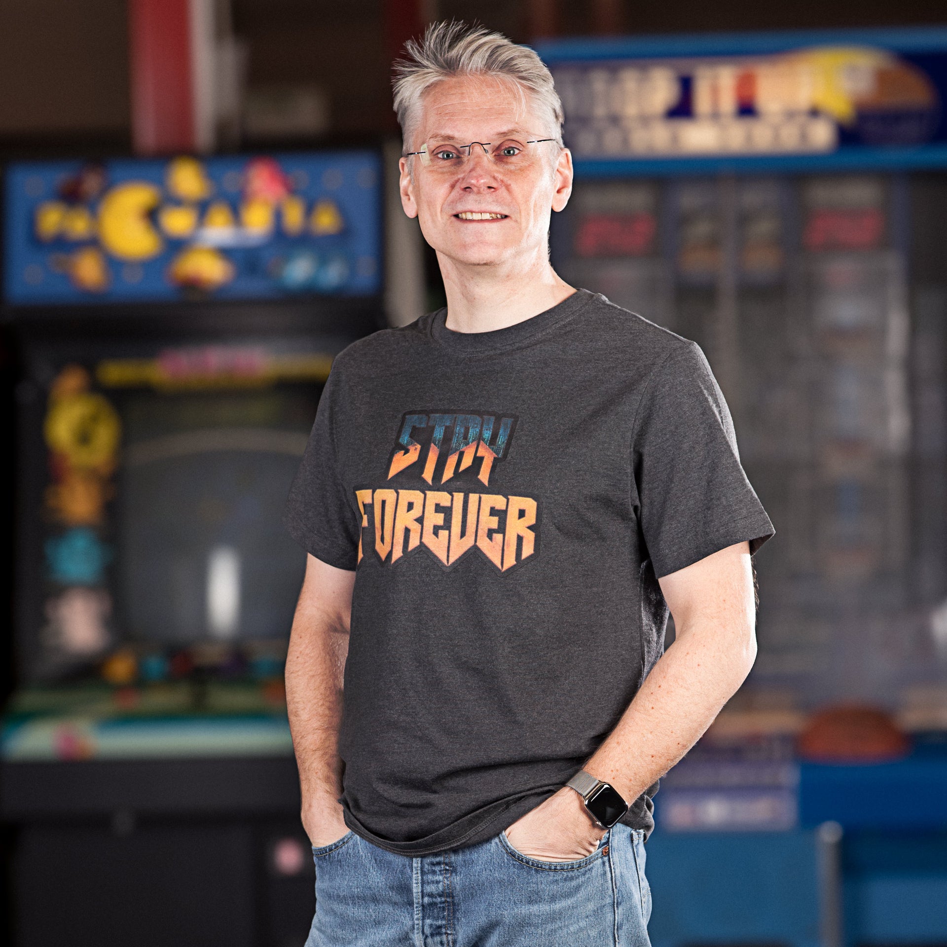 STAY FOREVER Logo 'MARS' – Unisex-Baumwoll-T-Shirt