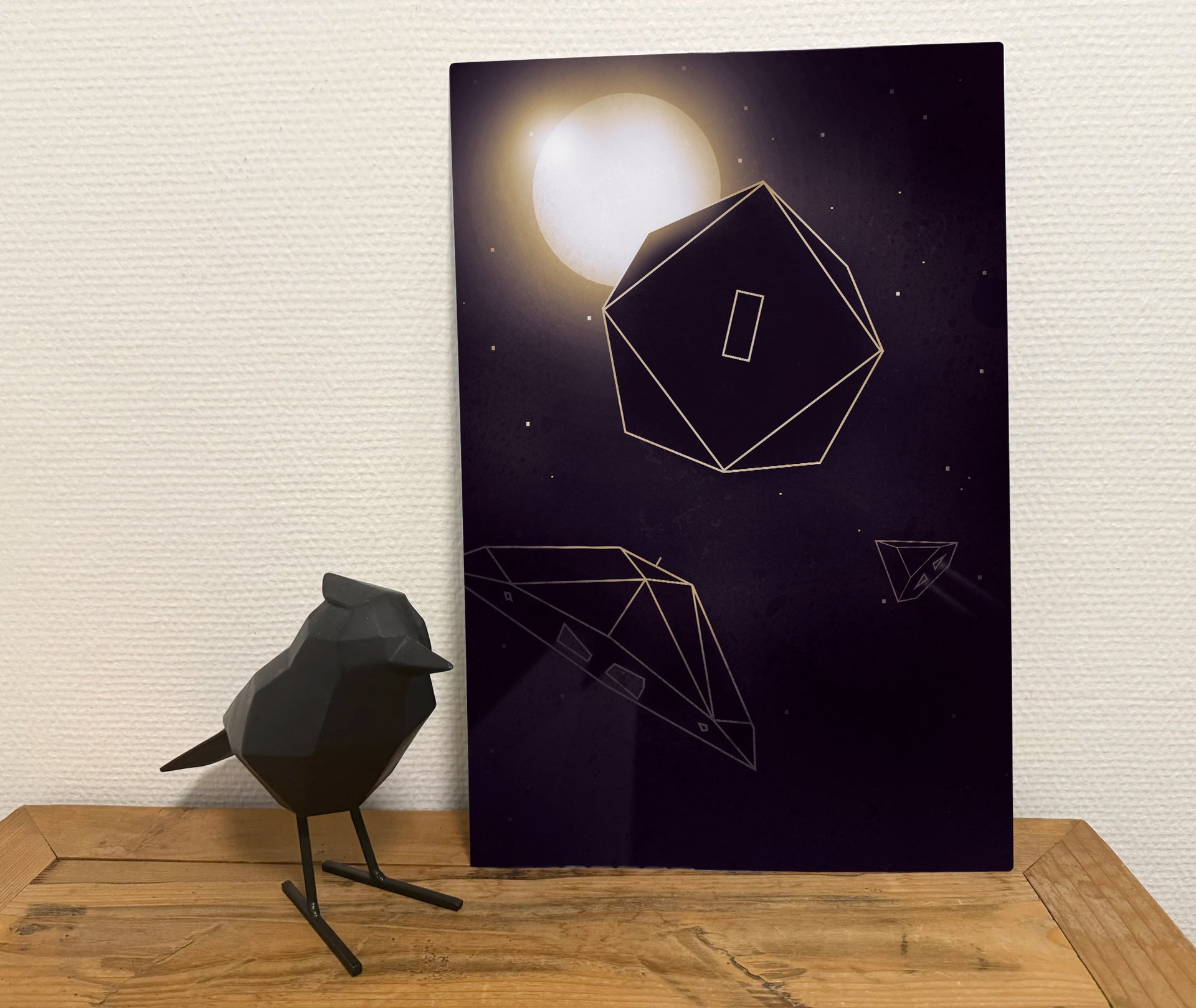 CORIOLIS STATION – Metallposter mit Magnet