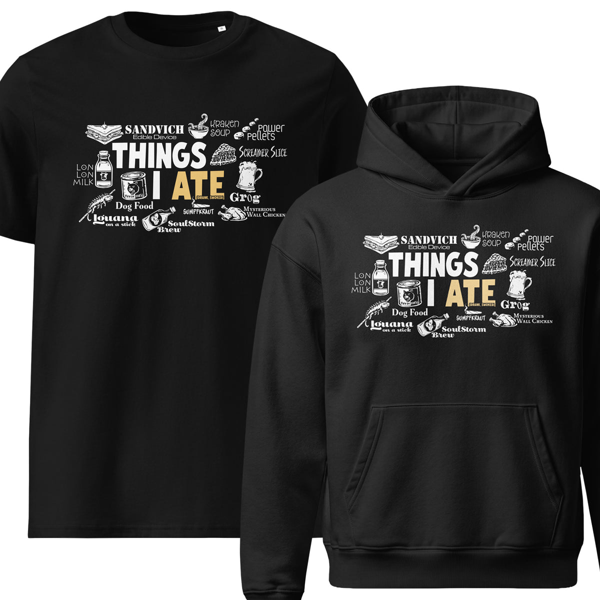 Das Menü – T-Shirt & Hoodie